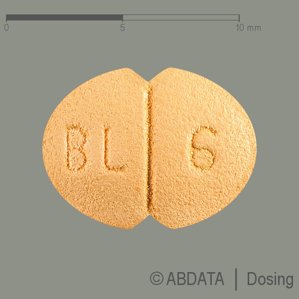 Produktabbildungen für BISOPROLOL Mylan 10 mg Filmtabletten in der Vorder-, Hinter- und Seitenansicht.