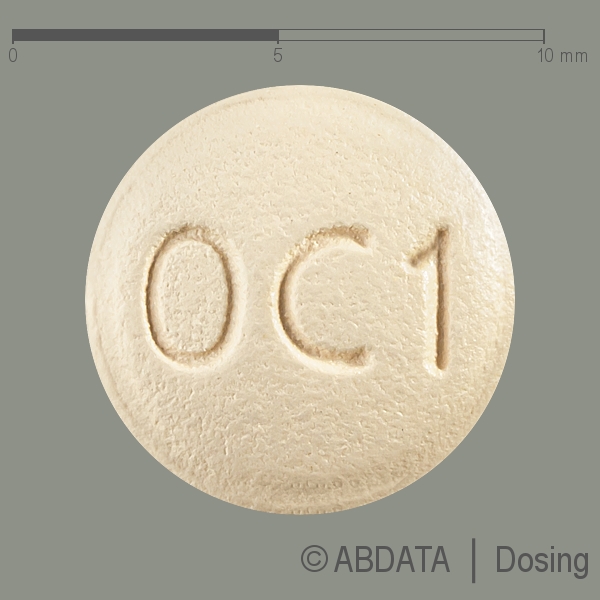 Produktabbildungen für OLMESARTAN Amlodipin HCT Zentiva 20/5/12,5 mg FTA in der Vorder-, Hinter- und Seitenansicht.