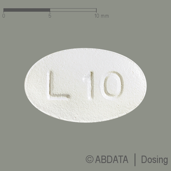 Produktabbildungen für FAMPRIDIN STADA 10 mg Retardtabletten in der Vorder-, Hinter- und Seitenansicht.