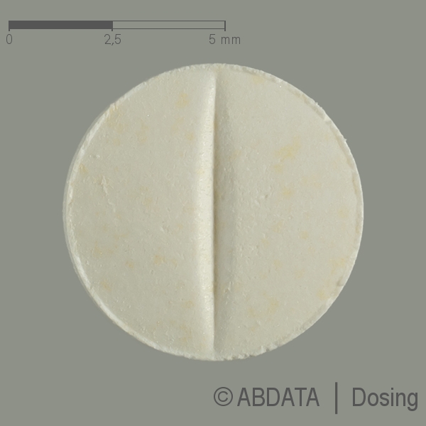 Produktabbildungen für JODINAT 100 μg Tabletten in der Vorder-, Hinter- und Seitenansicht.