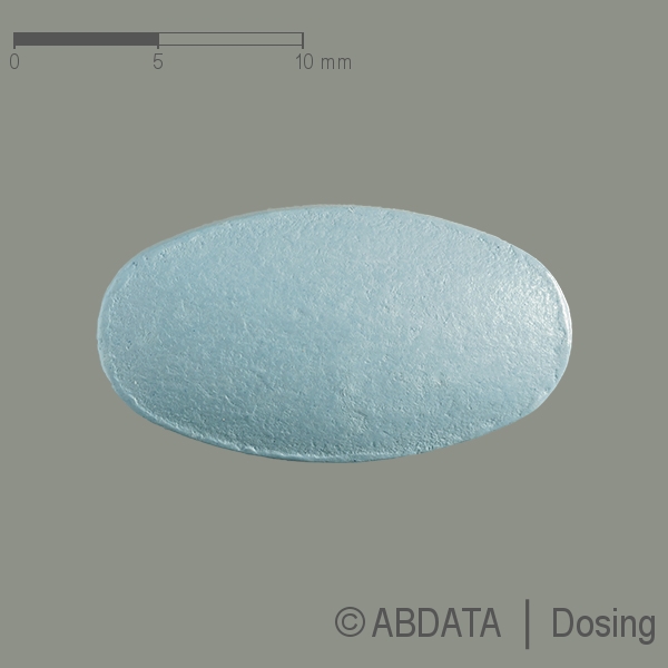 Produktabbildungen für TENOFOVIRDISOPROXIL-ratiopharm 245 mg Filmtabl. in der Vorder-, Hinter- und Seitenansicht.