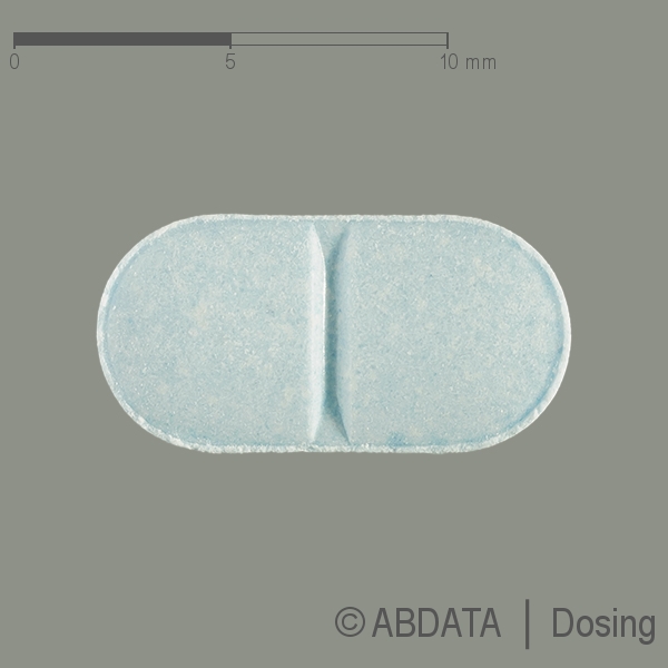 Produktabbildungen für GLIMEPIRID Heumann 4 mg Tabletten in der Vorder-, Hinter- und Seitenansicht.