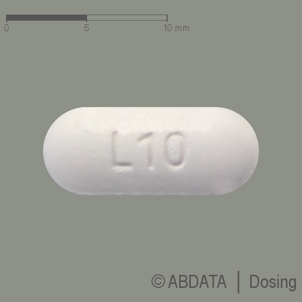 Produktabbildungen für LEVO-METHASAN 10 mg Tabletten in der Vorder-, Hinter- und Seitenansicht.