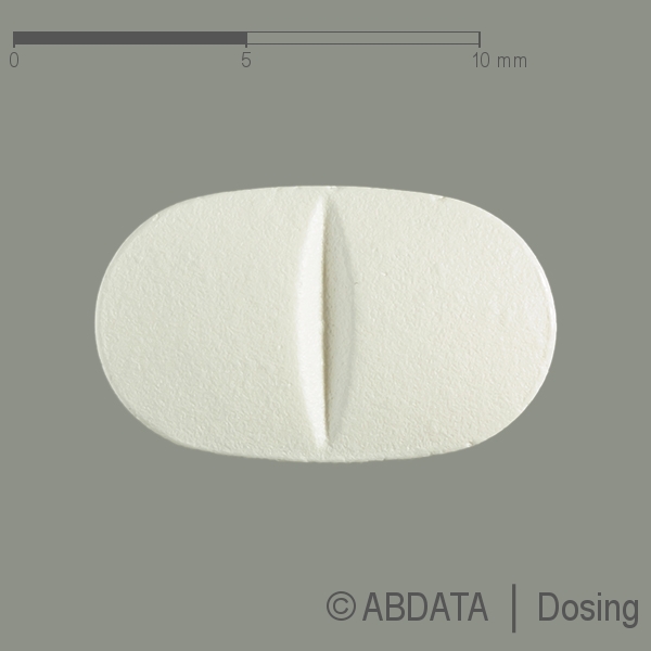 Produktabbildungen für ENTECAVIR beta 0,5 mg Filmtabletten in der Vorder-, Hinter- und Seitenansicht.
