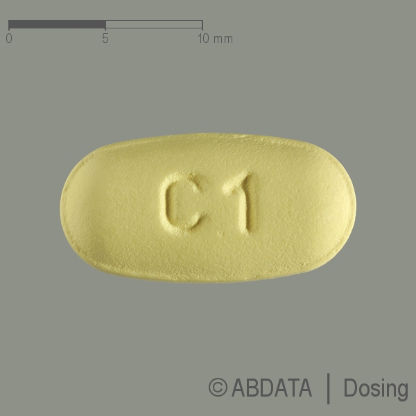 Produktabbildungen für CLARITHROMYCIN AL pro 250 mg Filmtabletten in der Vorder-, Hinter- und Seitenansicht.