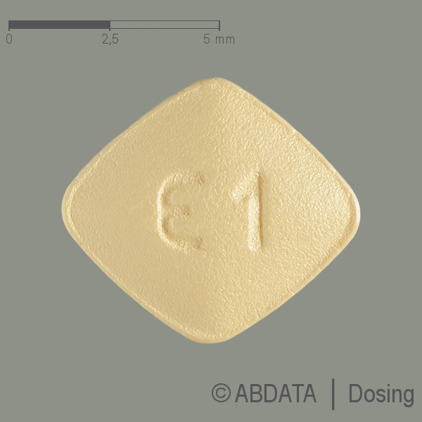 Produktabbildungen für EPLERENON Accord 25 mg Filmtabletten in der Vorder-, Hinter- und Seitenansicht.