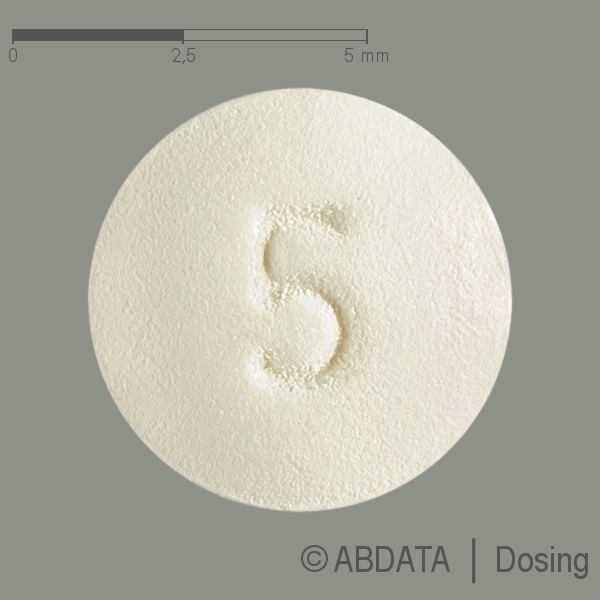 Produktabbildungen für PRASUGRELHYDROBROMID Zentiva 5 mg Filmtabletten in der Vorder-, Hinter- und Seitenansicht.