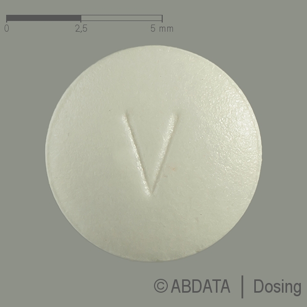 Produktabbildungen für VERAPAMIL-ratiopharm N 40 mg Filmtabletten in der Vorder-, Hinter- und Seitenansicht.