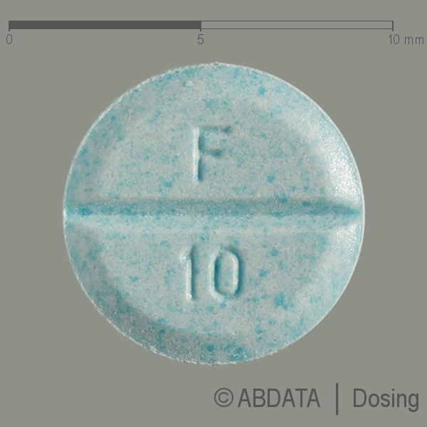Produktabbildungen für DIAZEPAM STADA 10 mg Tabletten ALIUD in der Vorder-, Hinter- und Seitenansicht.