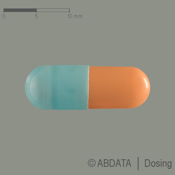 Produktabbildungen für MYCOPHENOLAT-1A Pharma 250 mg Hartkapseln in der Vorder-, Hinter- und Seitenansicht.