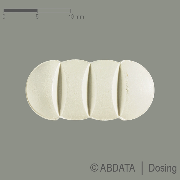 Produktabbildungen für FUROSEMID 500-1A Pharma Tabletten in der Vorder-, Hinter- und Seitenansicht.