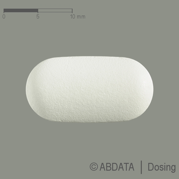 Produktabbildungen für CLARITHROMYCIN HEC Pharm 500 mg Retardtabletten in der Vorder-, Hinter- und Seitenansicht.