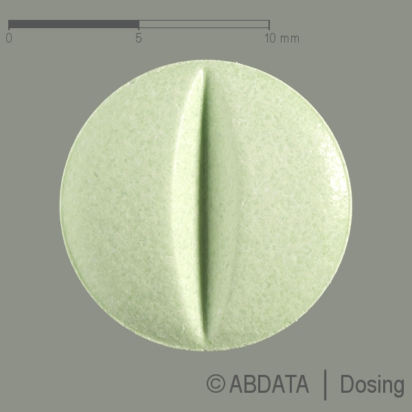 Produktabbildungen für PRAVASTATIN AbZ 40 mg Tabletten in der Vorder-, Hinter- und Seitenansicht.