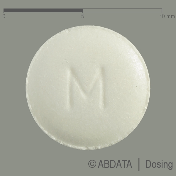 Produktabbildungen für METOPROLOL-ratiopharm 50 mg Tabletten in der Vorder-, Hinter- und Seitenansicht.