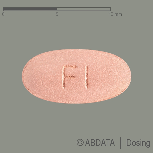 Produktabbildungen für KERENDIA 10 mg Filmtabletten in der Vorder-, Hinter- und Seitenansicht.