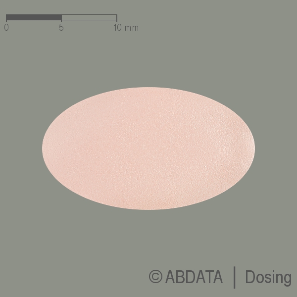 Produktabbildungen für ABIRANIO 500 mg Filmtabletten in der Vorder-, Hinter- und Seitenansicht.