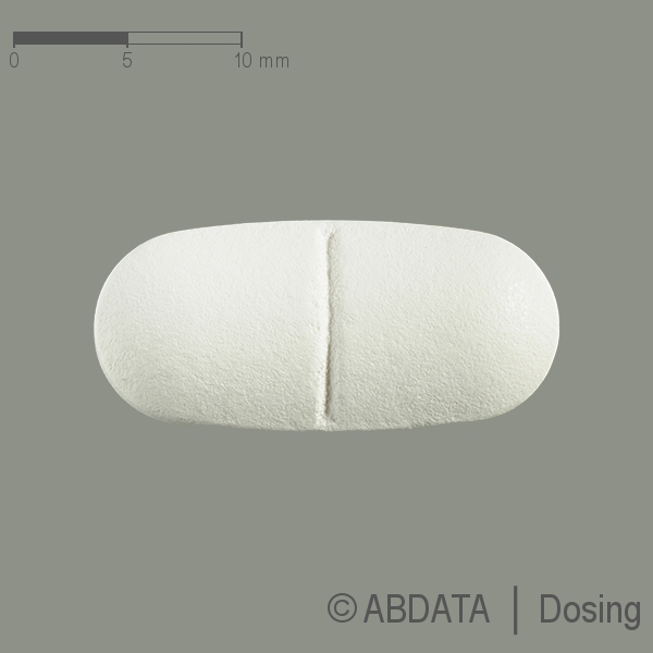 Produktabbildungen für LINEZOLID-ratiopharm 600 mg Filmtabletten in der Vorder-, Hinter- und Seitenansicht.
