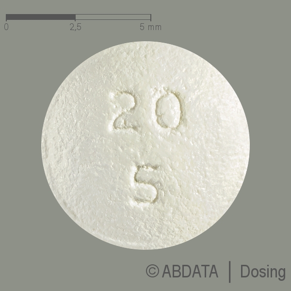 Produktabbildungen für OLMESARTAN/Amlodipin 1A Pharma 20 mg/5 mg Filmtab. in der Vorder-, Hinter- und Seitenansicht.