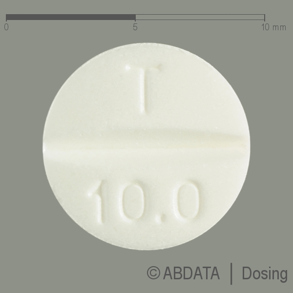 Produktabbildungen für UNAT 10 Tabletten in der Vorder-, Hinter- und Seitenansicht.
