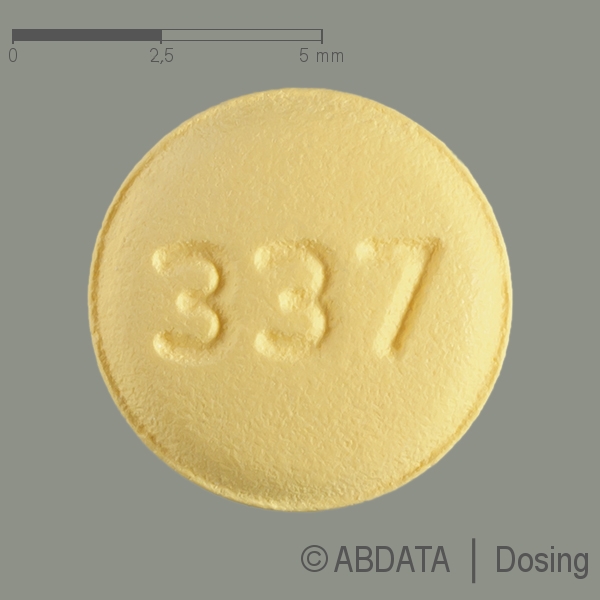 Produktabbildungen für TADALAFIL beta 5 mg Filmtabletten in der Vorder-, Hinter- und Seitenansicht.