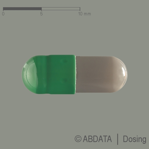 Produktabbildungen für LOPERAMID AbZ akut 2 mg Hartkapseln in der Vorder-, Hinter- und Seitenansicht.