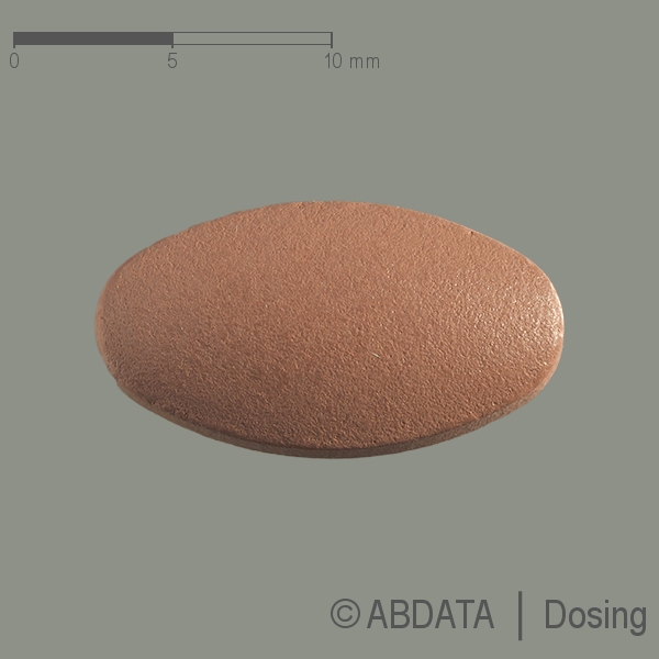 Produktabbildungen für ROPINIROL AbZ 8 mg Retardtabletten in der Vorder-, Hinter- und Seitenansicht.