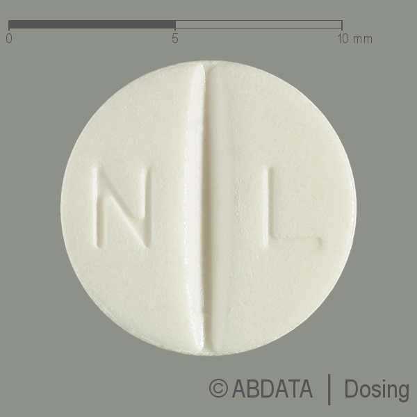 Produktabbildungen für NEBIVOLOL Glenmark 5 mg Tabletten in der Vorder-, Hinter- und Seitenansicht.