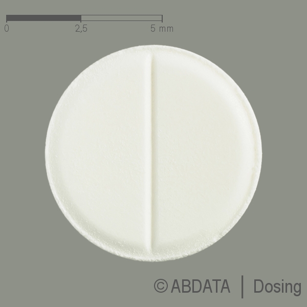 Produktabbildungen für ADUMBRAN 10 mg Tabletten in der Vorder-, Hinter- und Seitenansicht.