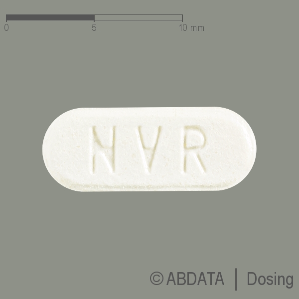 Produktabbildungen für AFINITOR 5 mg Tabletten in der Vorder-, Hinter- und Seitenansicht.