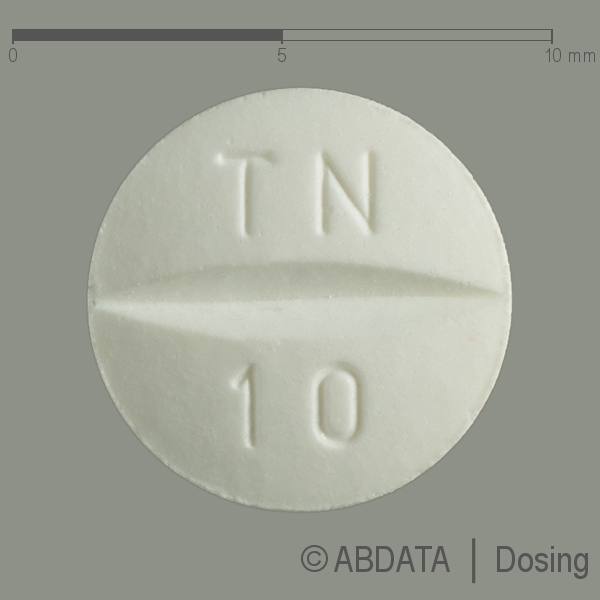 Produktabbildungen für TAMOXIFEN Aristo 10 mg Tabletten in der Vorder-, Hinter- und Seitenansicht.