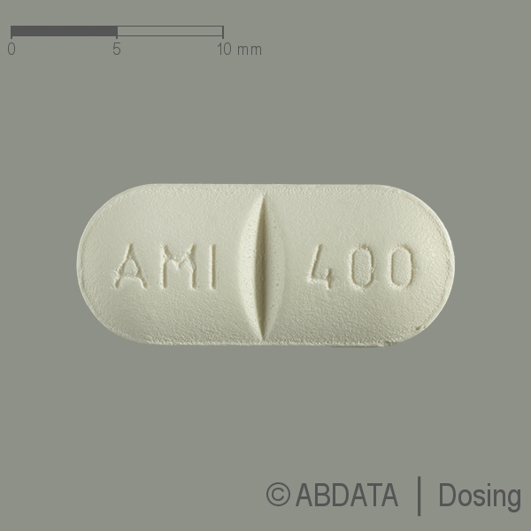 Produktabbildungen für AMISULPRIDLICH 400 mg Filmtabletten in der Vorder-, Hinter- und Seitenansicht.