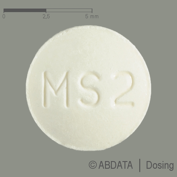 Produktabbildungen für MONTELUKAST Mylan 5 mg Kautabletten in der Vorder-, Hinter- und Seitenansicht.