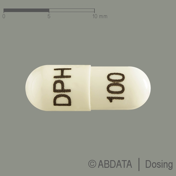 Produktabbildungen für MIGLUSTAT Dipharma 100 mg Hartkapseln in der Vorder-, Hinter- und Seitenansicht.