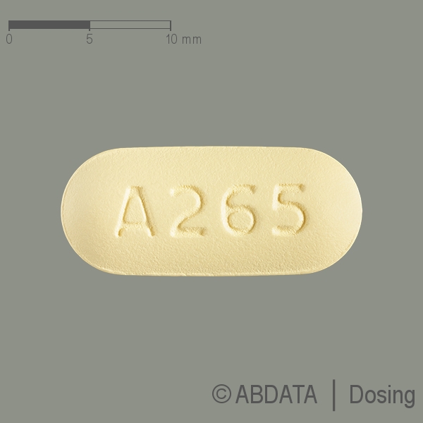 Produktabbildungen für FEBUXOSTAT-ratiopharm 120 mg Filmtabletten in der Vorder-, Hinter- und Seitenansicht.