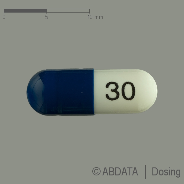 Produktabbildungen für DULOXALTA 30 mg magensaftresistente Hartkapseln in der Vorder-, Hinter- und Seitenansicht.