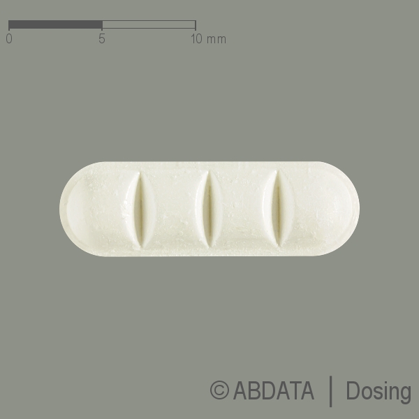 Produktabbildungen für BROMAZANIL 3 Tabletten in der Vorder-, Hinter- und Seitenansicht.