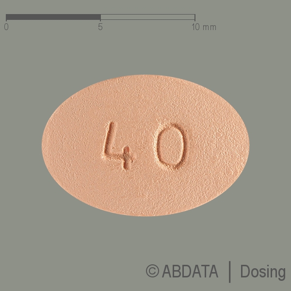 Produktabbildungen für ROSUVASTATIN-ELPEN 40 mg Filmtabletten in der Vorder-, Hinter- und Seitenansicht.