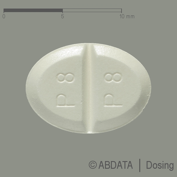Produktabbildungen für SIFROL 0,35 mg Tabletten in der Vorder-, Hinter- und Seitenansicht.