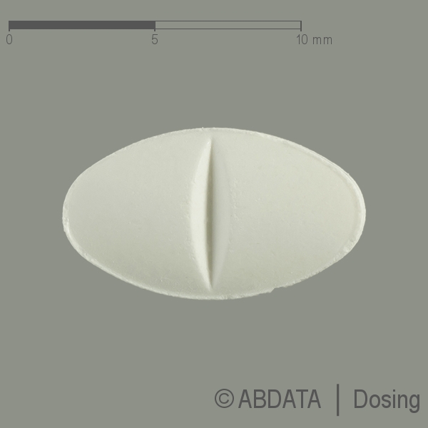 Produktabbildungen für LISINOPRIL Teva 10 mg Tabletten in der Vorder-, Hinter- und Seitenansicht.