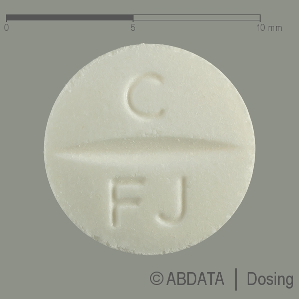Produktabbildungen für FLECAINID-ratiopharm 100 mg Tabletten in der Vorder-, Hinter- und Seitenansicht.