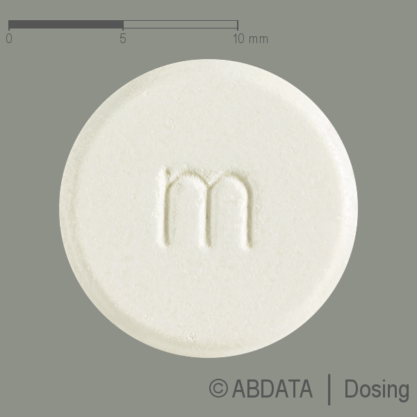 Produktabbildungen für MELABON K Tabletten in der Vorder-, Hinter- und Seitenansicht.