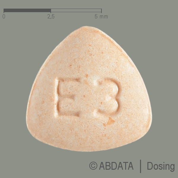 Produktabbildungen für ENALAPRIL BASICS 10 mg Tabletten in der Vorder-, Hinter- und Seitenansicht.