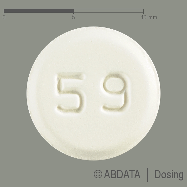 Produktabbildungen für AMLODIPIN PUREN 10 mg Tabletten in der Vorder-, Hinter- und Seitenansicht.