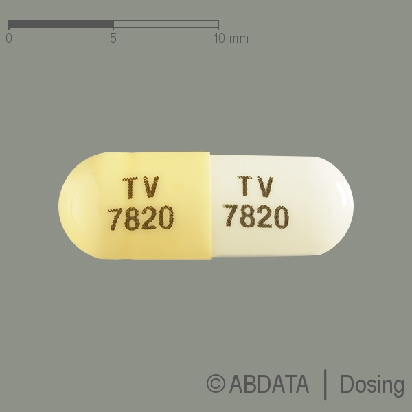 Produktabbildungen für FINGOLIMOD-ratiopharm 0,5 mg Hartkapseln in der Vorder-, Hinter- und Seitenansicht.