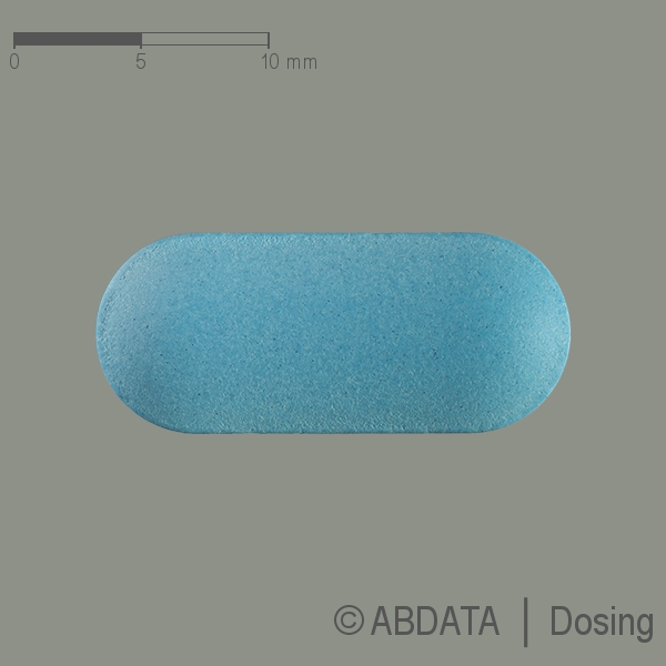 Produktabbildungen für AZITHROMYCIN AbZ 500 mg Filmtabletten in der Vorder-, Hinter- und Seitenansicht.