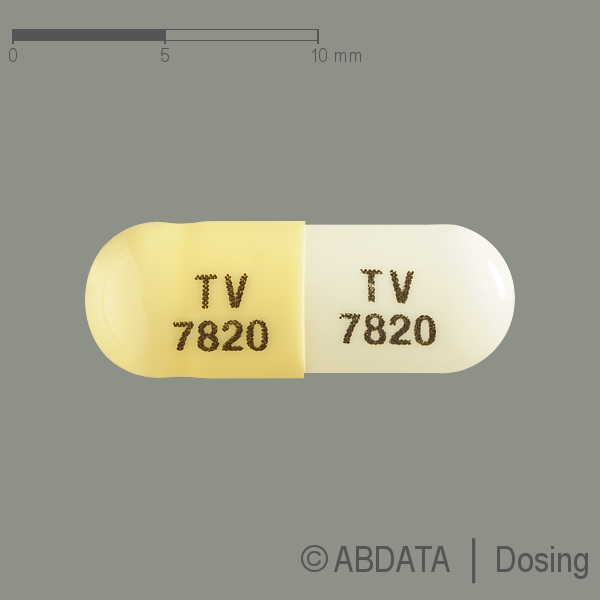 Produktabbildungen für FINGOLIMOD AbZ 0,5 mg Hartkapseln in der Vorder-, Hinter- und Seitenansicht.