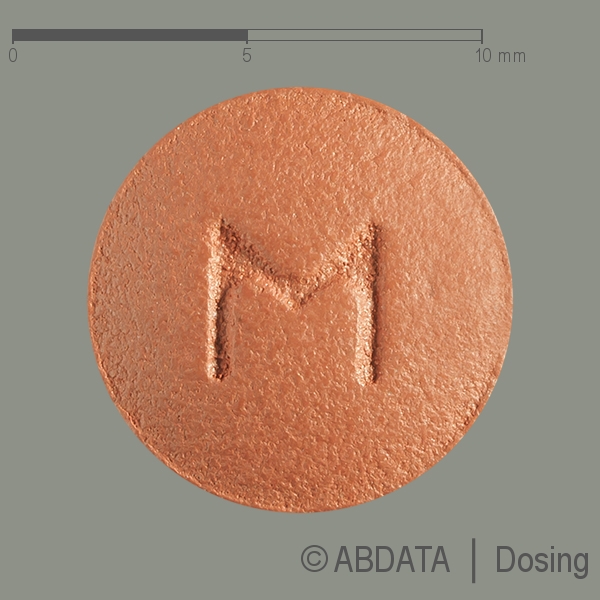 Produktabbildungen für OLMESARTANMEDOXOMIL/Amlodipin Mylan 40 mg/10 mg in der Vorder-, Hinter- und Seitenansicht.