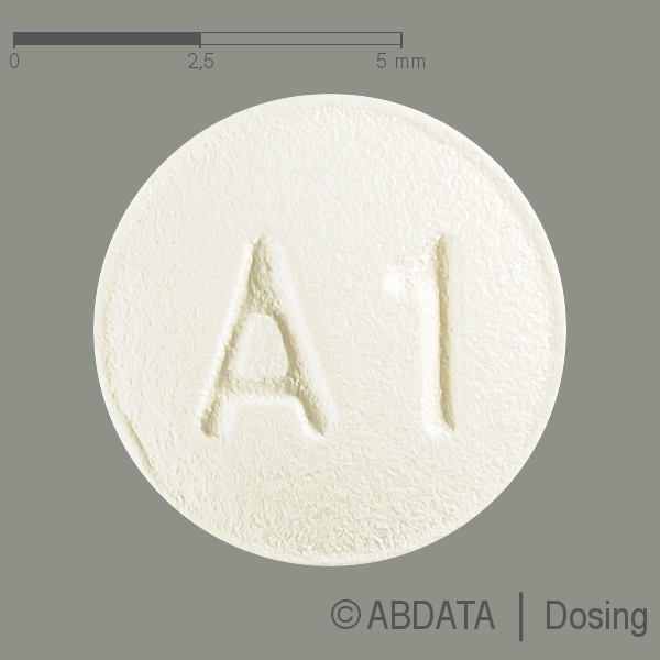 Produktabbildungen für ANASTROPUREN 1 mg Filmtabletten in der Vorder-, Hinter- und Seitenansicht.