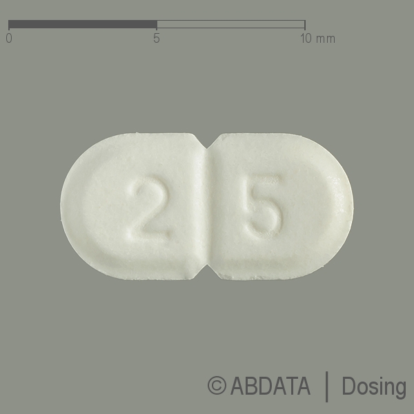 Produktabbildungen für RAMIPLUS AL 5 mg/25 mg Tabletten in der Vorder-, Hinter- und Seitenansicht.