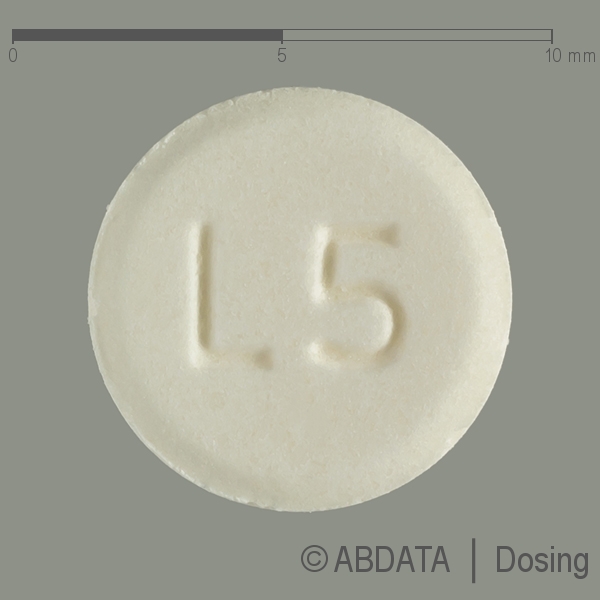 Produktabbildungen für L-THYROXIN-Na-ratiopharm 125 Mikrogramm Tabletten in der Vorder-, Hinter- und Seitenansicht.